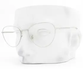 1991rx Oliver Peoples Ov1357 Eyeglasses 5036 Glasses Shiny Silver 52mm With Case