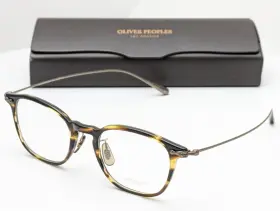 48-20-145 Oliver Peoples Ov5371d Winnett 1003 Cocobolo Gold Eyeglasses Frames
