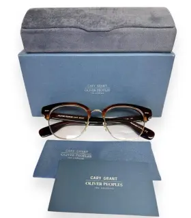 Ov5436 Oliver Peoples Cary Grant 2 Eyeglasses Glasses Brown Tortoise Pale Gold With Case Ov5436 Oliver Peoples Cary Grant 2 Eyeglasses Glasses Brown Tortoise Pale Gold With Case