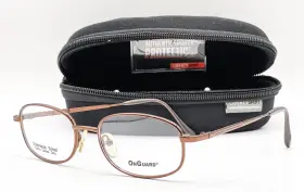Og-113 On Guard New Og Antique Pewter Safety Authentic Eyeglasses 53-18