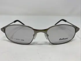 57-18-125 Onguard Og-151 Sil Shiny Silver Metal Full Rim Eyeglasses Frame Or00
