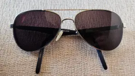 60-15-145 Op 9ar14 Glasses Aviator Silver And Navy Frames Only Discontinued