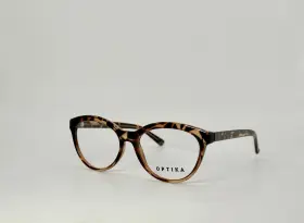 Op-103-brn Optika Op103 New Authentic Eyeglasses Crystal Brown Tortoise 52-17-140 Op-103-brn Optika Op103 New Authentic Eyeglasses Crystal Brown Tortoise 52-17-140
