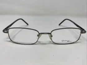 50-20-135 Optiluxe 10135 C2 Gunmetal Metal Full Rim Eyeglasses Frame &853