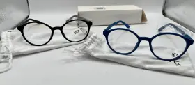 Ox55-ot22160-01 Optix Blue Light Blocker Glasses 55 2pk Blue/black New