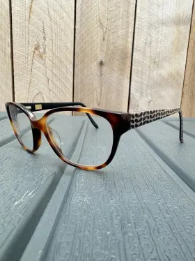 16-140 Orla Kiely Ok0058 Vok Navy Gradient Eyeglasses Frames 52 Checkered Butterfly