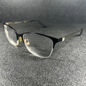 53-16-135 Oscar De La Renta Osl-468 Osl 468 002 Eyeglass Frame Cat Eye Metal