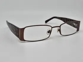 Osl332 Oscar De La Renta 200 Shiny Dark Brown Eyeglasses Frame With Flexhinge 51mm