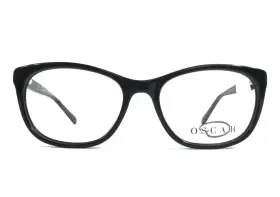 53-17-135 Oscar De La Renta Oslo453 Eyeglasses Frames 001 Black Cat Eye Full Rim