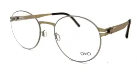 C119z Ovvo New Optics 3893 Platinum Authentic Eyeglasses 48 - 21 140