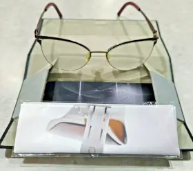 119z Ovvo Optics 3726 Barossa Platinum Handmade Titanium Eyeglass 51 19/135 C U1/119z