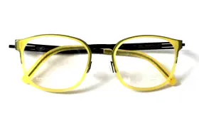 49-21-140 Ovvo Optics 394221140 3942 C 447 New Yellow Authentic Full Rim Eyeglasses Frames