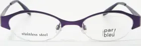 49-19-140 Par Bleu Pb427 54 Purple Blue Stainless Steel Eyeglasses Frame