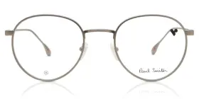 Paul Smith 886895628051 New Round Eyeglasses Frame Hoxton Matte Gun With Case Retail 300