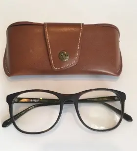 Penguin 715317975100 Eyeglasses The Logan Matte Tortoise 52mm Clear Demo Lens 170