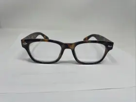 2484 Peppers Eyeglasses Frame Only Clark 62mm Leopard Print Rectangular