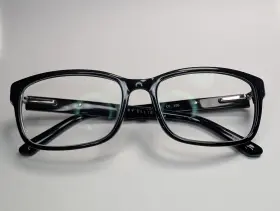 Perry Ellis 334-2 Pe Eyeglasses Frame 53-17 Black Plastic Full Rim Rectangular