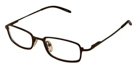 Perry Ellis 644637496975 Mens Eyewear Brown Frame Rectangle Metal Pe 814 3 48mm