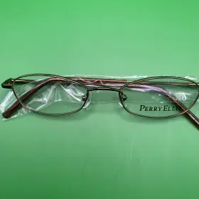 Pe0017 Perry Ellis Mens Eyeglass Frames Bronze Brown Oval Full Rim Pe0017 Perry Ellis Mens Eyeglass Frames Bronze Brown Oval Full Rim