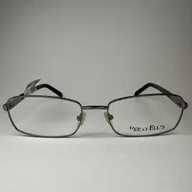 55-18-140 Perry Ellis Pe1166a-1 Pe1166a 1 Silver /black Eyeglasses Frame Only Unisex Adul