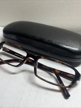 53-16-135 Perry Ellis Pe244-1 Eyeglasses Frames Tortoise Rectangular Full Rim