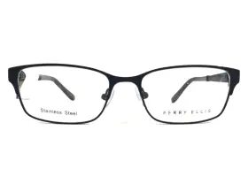 51-18-135 Perry Ellis Pe353a-3 Eyeglasses Frames Navy Blue Brown Tortoise