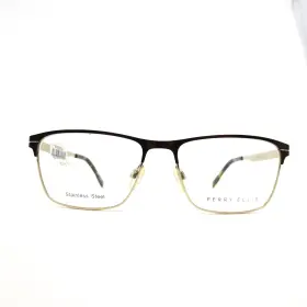 55-16-140 Perry Ellis Pe408-3 Mens Eyeglasses Matte Brown Frames