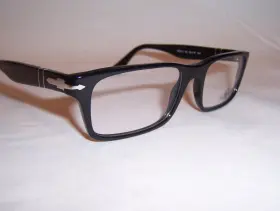 3050 Persol 053672051001 New Eyeglasses 3050v 95 Black 53mm Rx Authentic