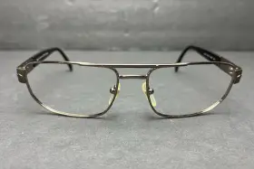 60-18-135 Persol 2054-s 618/47 Eyeglasses Brown Silver Frames Only Italy