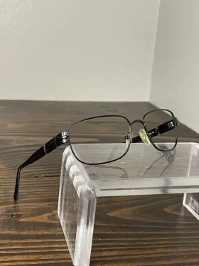 2078-s-594 Persol 2078-s-594/48 Mens Matte Black Metal Full Rim Square Eyeglasses Frame
