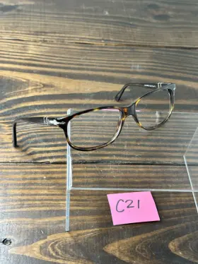 2577-s Persol 24/31 Mens Havana Brown Full Rim Square Eyeglasses Frame 140