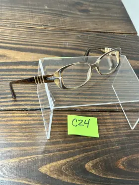 2694-s Persol 514/3d Unisex Gloss Brown Rectangular Full Rim Eyeglasses Frame