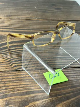 2802-s Persol 103/3c Womens Caramel Horn Full Rim Rectangular Eyeglasses Frame