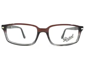 53-17-145 Persol 3032-v Eyeglasses Frames 908 Maroon Brown Gray Fade
