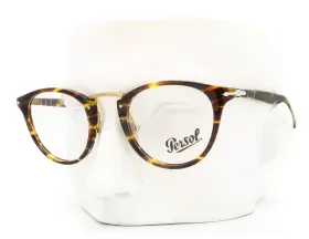 3107-v Persol 3107v 938 Typewriter Edt Eyeglasses Glasses Yellow Brown Havana With Case