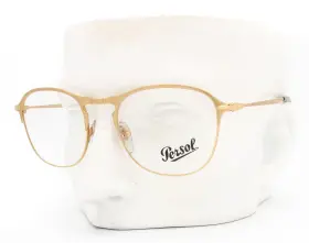 51-19-145 Persol 7007-v 1069 Eyeglasses Frame Glasses Matte Gold