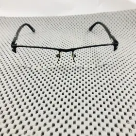 9764-071225-38.95 Persol 2374-v 948 Half-rim Eyeglass Frames Dark Brown And Silver 52-17-135 Italy
