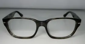 Persol Po3007v 972 Square Eyeglass Frames Black/multi Frame Only Italy