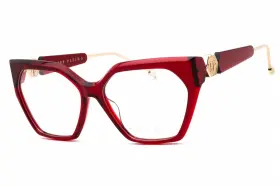 Vpp068s0v64 Philipp Plein Vpp068s 0v64 Eyeglasses Red Frame 57mm