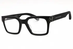 Vpp082m0703 Philipp Plein Philippe Vpp082m 0703 Eyeglasses Black Frame 52mm