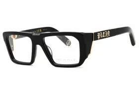 Vpp142m700y Philipp Plein Vpp142m700y/55 New Vpp142m 700y Shiny Black 55mm Eyeglasses