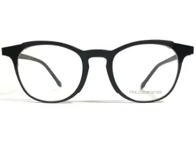 49-21-145 Philosopheyes Php-955 Eyeglasses Frames Black Round Horn Rim