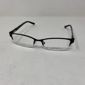 52-17-135 Phoebe Eyewear P275 Black White Flex Hinge Eyeglasses Cc62