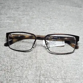 53-18-140 Pierre Cardin Pc-605 Pc 605 0jyz Dark Brown Rectangular Eyeglasses Frames Nwt