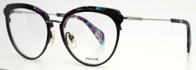 52-16-140 Police Vpl734 Goldeneye 8 0a97 Purple Womens Full Rim Eyeglasses B 44