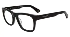 Vple37 Police New 0700 Shiny Black Eyeglasses 52/20/145