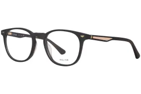 Groove-2 Police Vplf02 06bl Eyeglasses Frame Mens Dark Grey/grey Full Rim 50mm