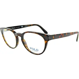 Ph2164 Polo Ralph Lauren Womens Plastic Eyeglass Frame 5003 Shiny Dark Hav 49-19