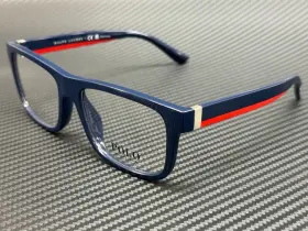 Ph2290u Polo Ralph Lauren 056262396988 5620 Shiny Navy Blue Mens 56 Mm Eyeglasses