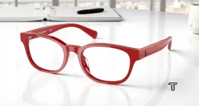 0pp8543u-5257 Polo Ralph Lauren Prep Pp8543u 5257 Shiny Red Demo Lens 47 Mm Mens Eyeglasses Kids